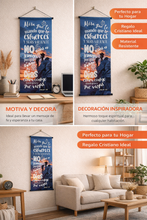 Load image into Gallery viewer, Banner decorativo pergamino  con Josué 1.9