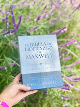 Load image into Gallery viewer, La Biblia de liderazgo de Maxwell. Reina Valera 1960