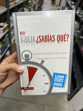 Load image into Gallery viewer, Biblia Sabías Qué.