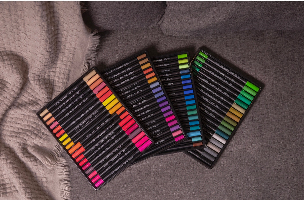 Set de Marcadores para Lettering en Biblia de apuntes.